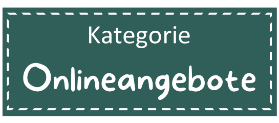 Kategoriebild Wundertiv Datenbank Kategorie "Onlineangebote" Dunkel Türkis Rechteckt mit gestrichelter weißer Linie etwas vom Rand entfernt. Darauf mit weißer Schrift: Kategorie Onlineangebote. Bild für die Datenbank Kategorie, in welcher Onlineangebote zu finden sind.